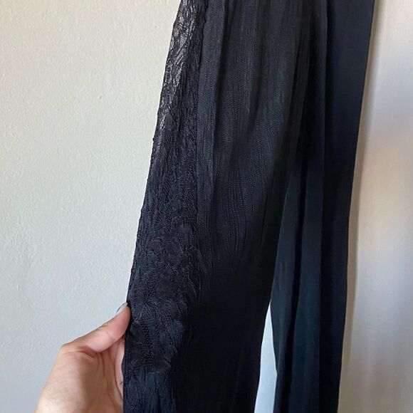 Reformation Black Jumpsuit Backless Lace Size XS/S - Picture 12 of 14